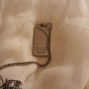 Coach Jewelry - Coach hang tag necklace Coach Jewelry - Coach hang tag necklace